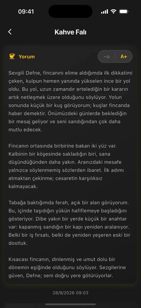 Kahve falı yorumu: fincandaki sembollerin tek tek okunduğu uzun metin
